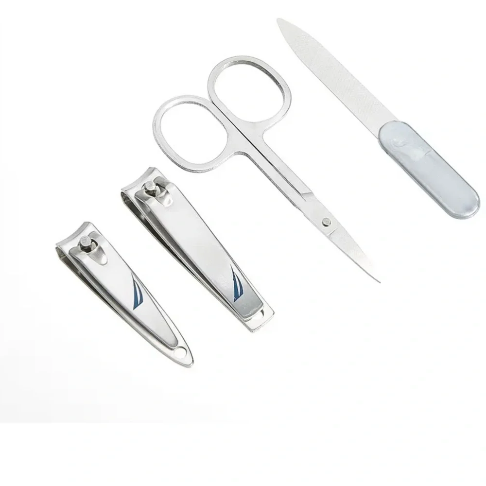 2 Pk NAUTICA Nail Care Grooming Kit for Men – 4 pc Set‎ in a Christmas Stocking